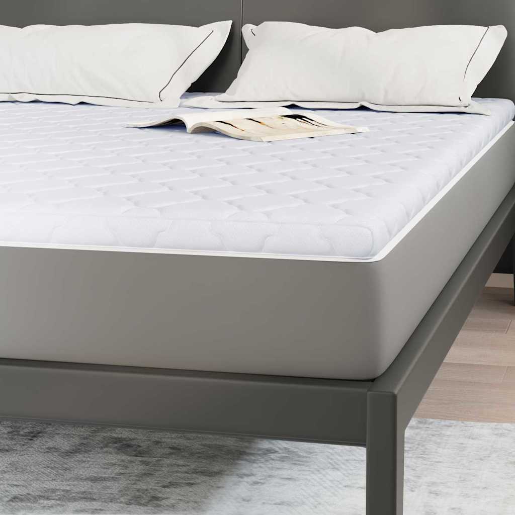 Kokosnuss Topper Weiß 140 x 190 cm Jacquard-Stoff