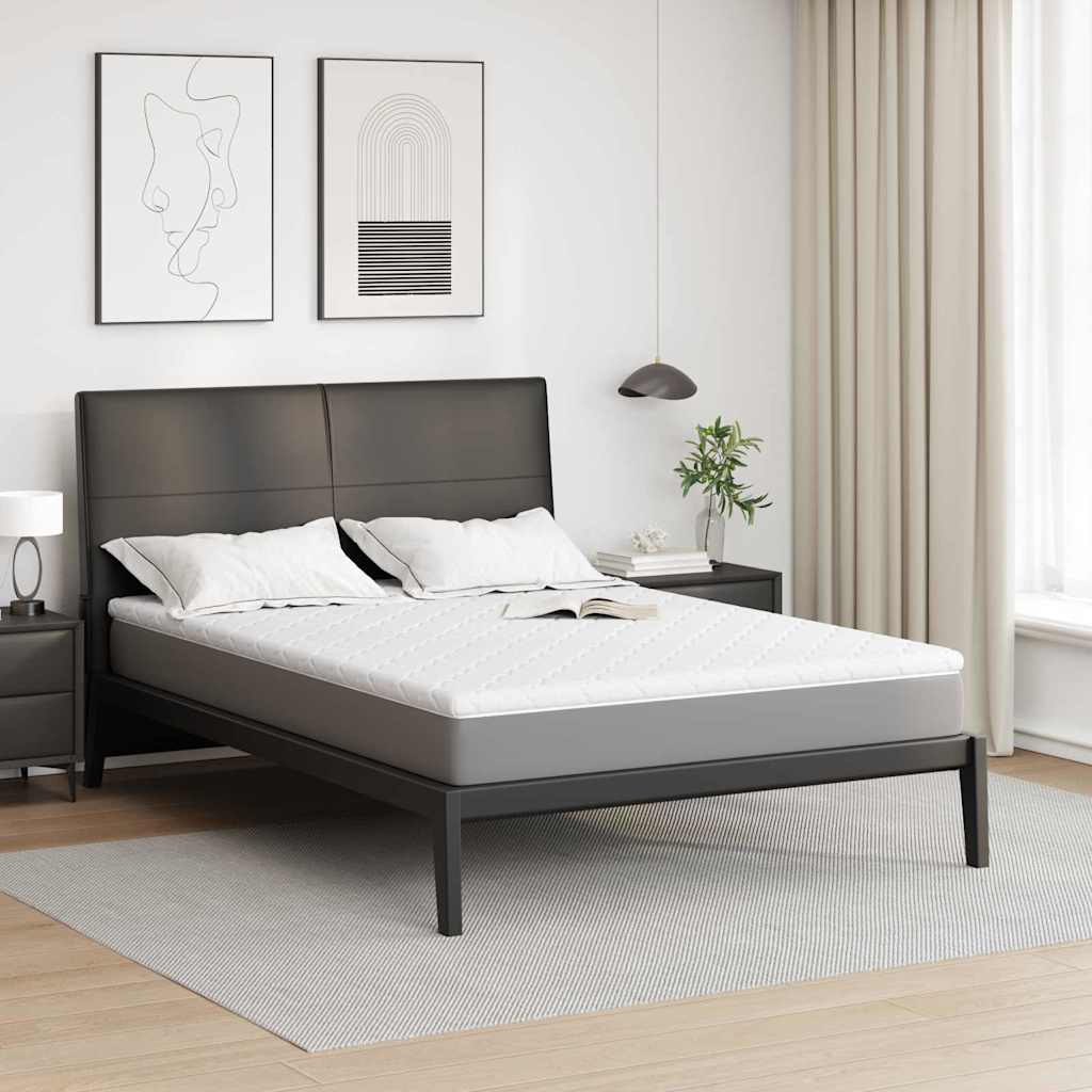 Kokosnuss Topper Weiß 140 x 200 cm Jacquard-Stoff