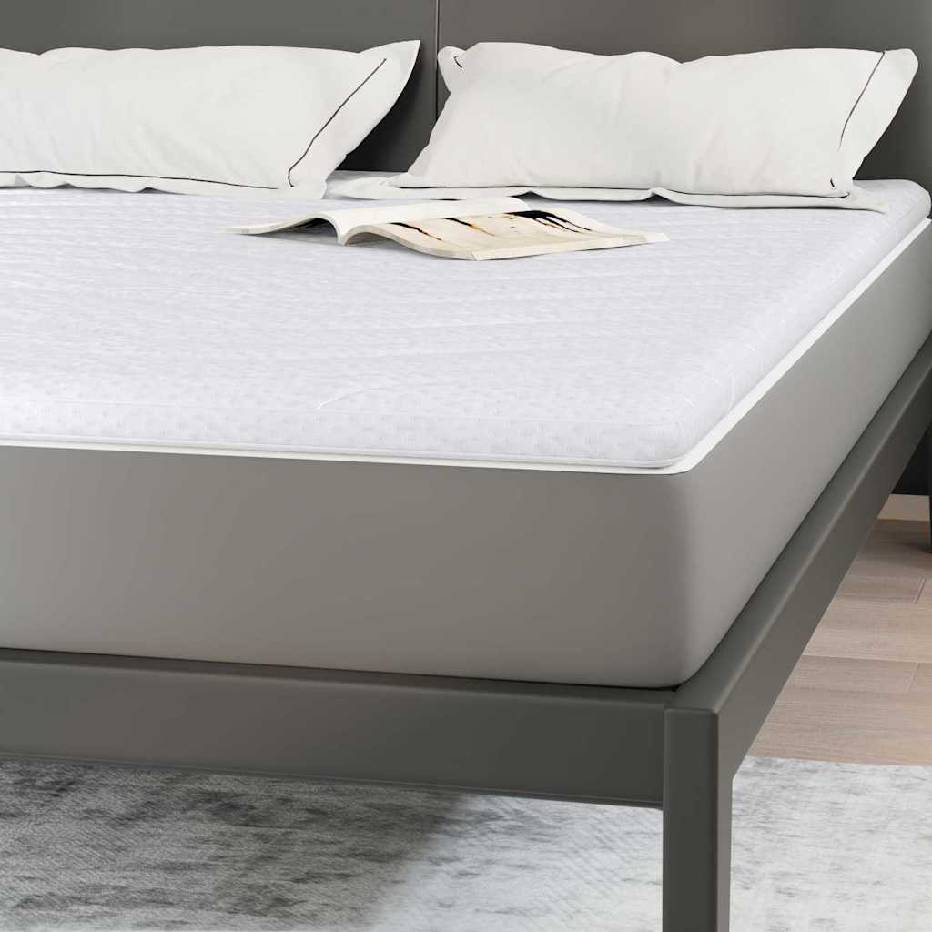 Mattress Topper White 140 x 200 cm Knitted Fabric