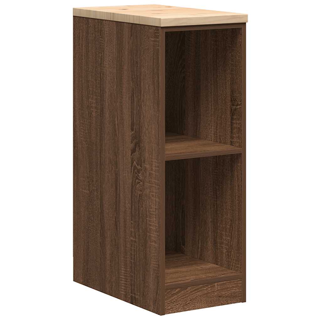 Garagen-Aufbewahrungsschrank 30x51x85 cm Massivholz Kiefer