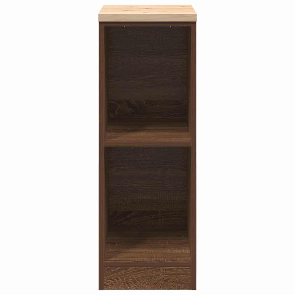 Garagen-Aufbewahrungsschrank 30x51x85 cm Massivholz Kiefer