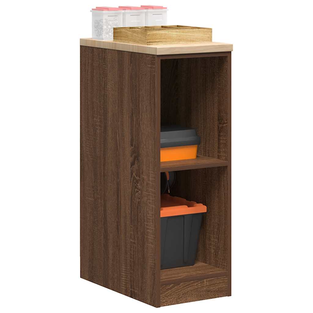 Garagen-Aufbewahrungsschrank 30x51x85 cm Massivholz Kiefer