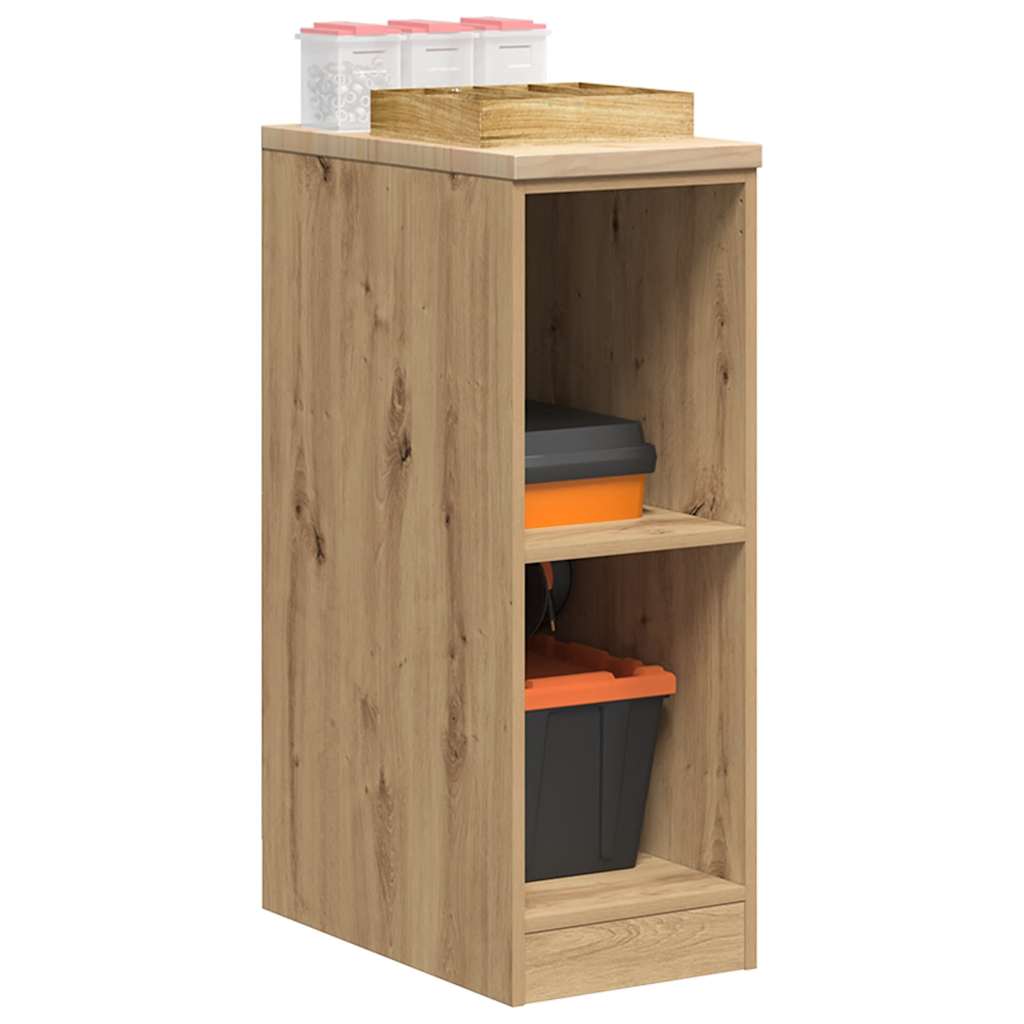 Garagen-Aufbewahrungsschrank Artisan-Eiche Massivholz Kiefer