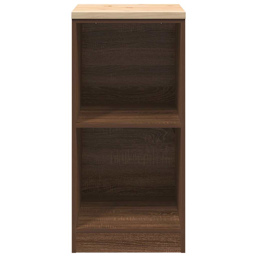 Garagen-Aufbewahrungsschrank 40x51x85 cm Massivholz Kiefer