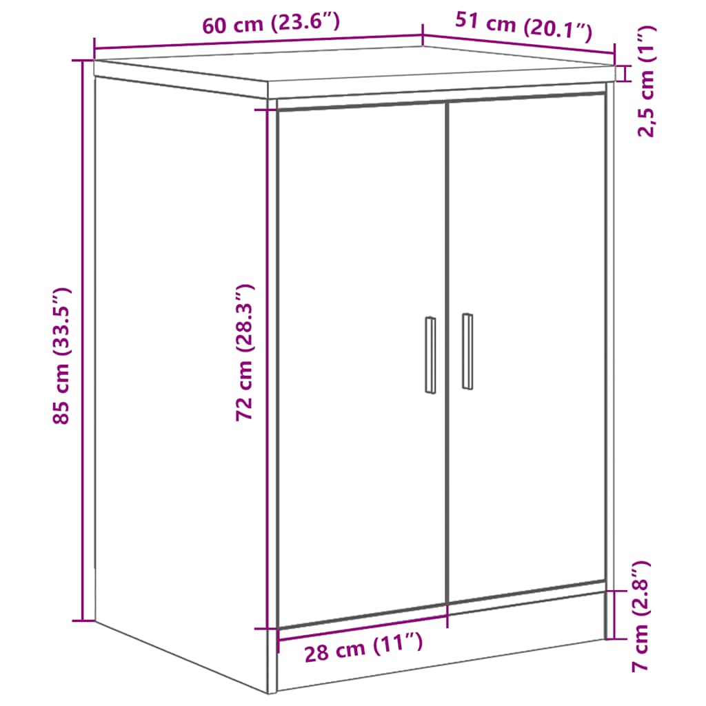 Garagen-Aufbewahrungsschrank Altholz-Optik Massivholz Kiefer