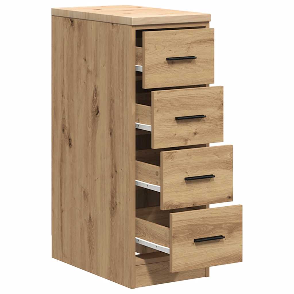 Garagen-Aufbewahrungsschrank Artisan-Eiche Massivholz Kiefer