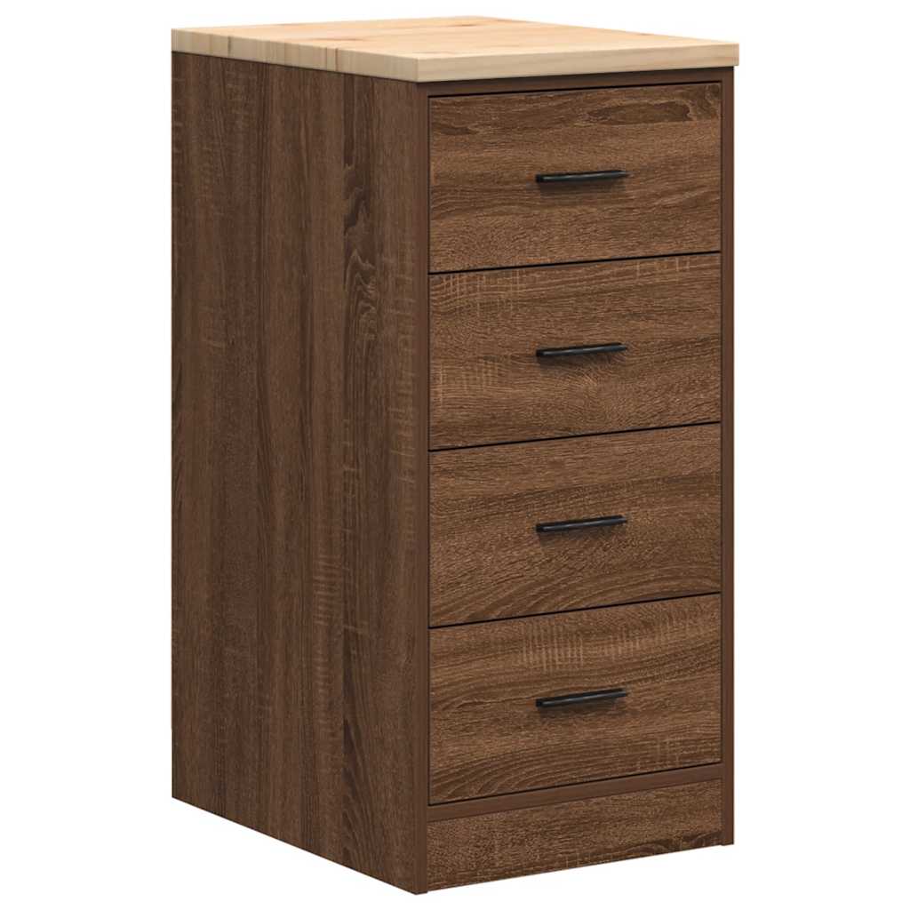 Garagen-Aufbewahrungsschrank 40x51x85 cm Massivholz Kiefer