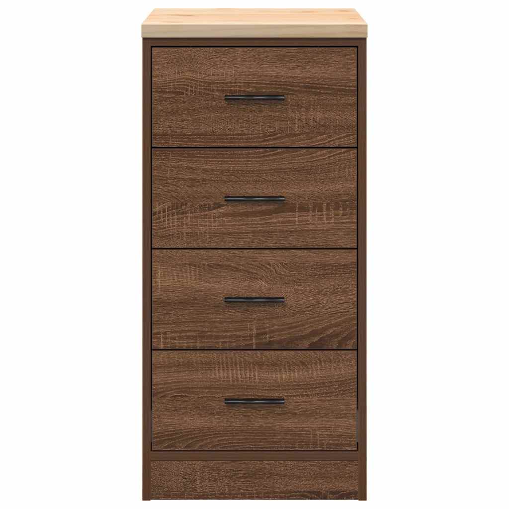 Garagen-Aufbewahrungsschrank 40x51x85 cm Massivholz Kiefer