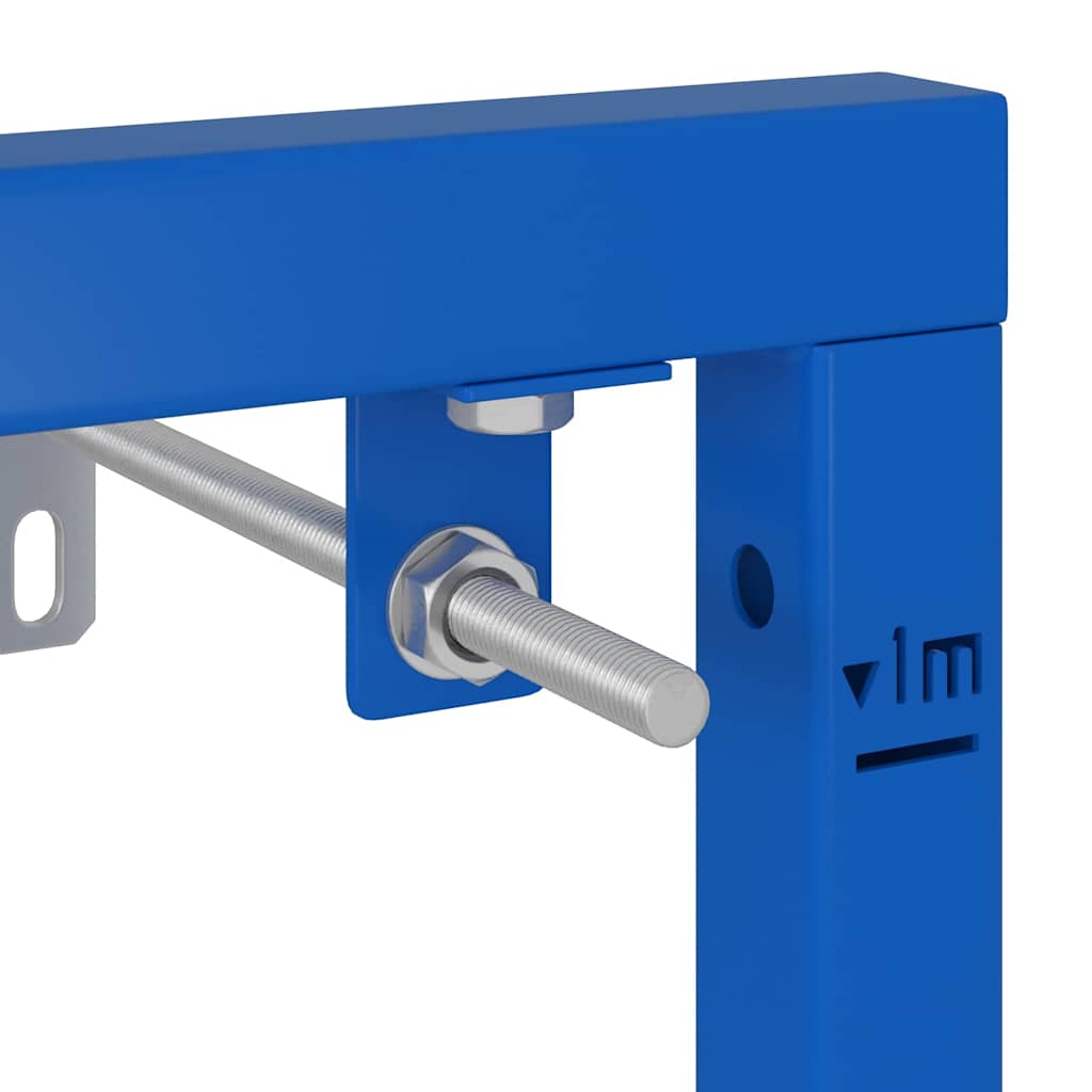 Badezimmer Wandstütze Blau 50 x 3 x 112 cm
