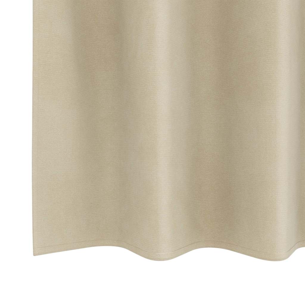 Rideaux occultants 2 pcs Crème 140 x 175 cm Velours