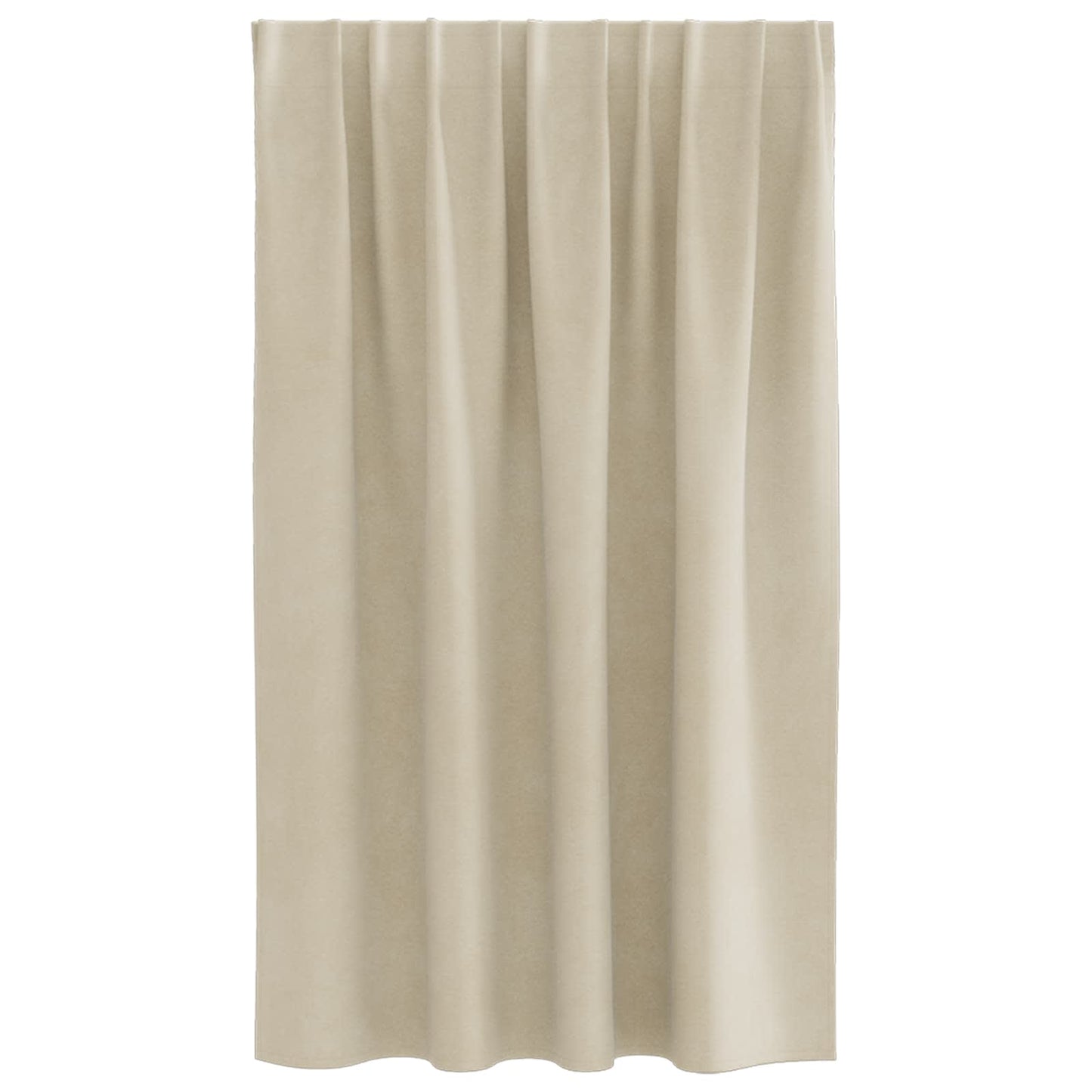 Verdunkelungsvorhänge 2 pcs Creme 140 x 140 cm Samt