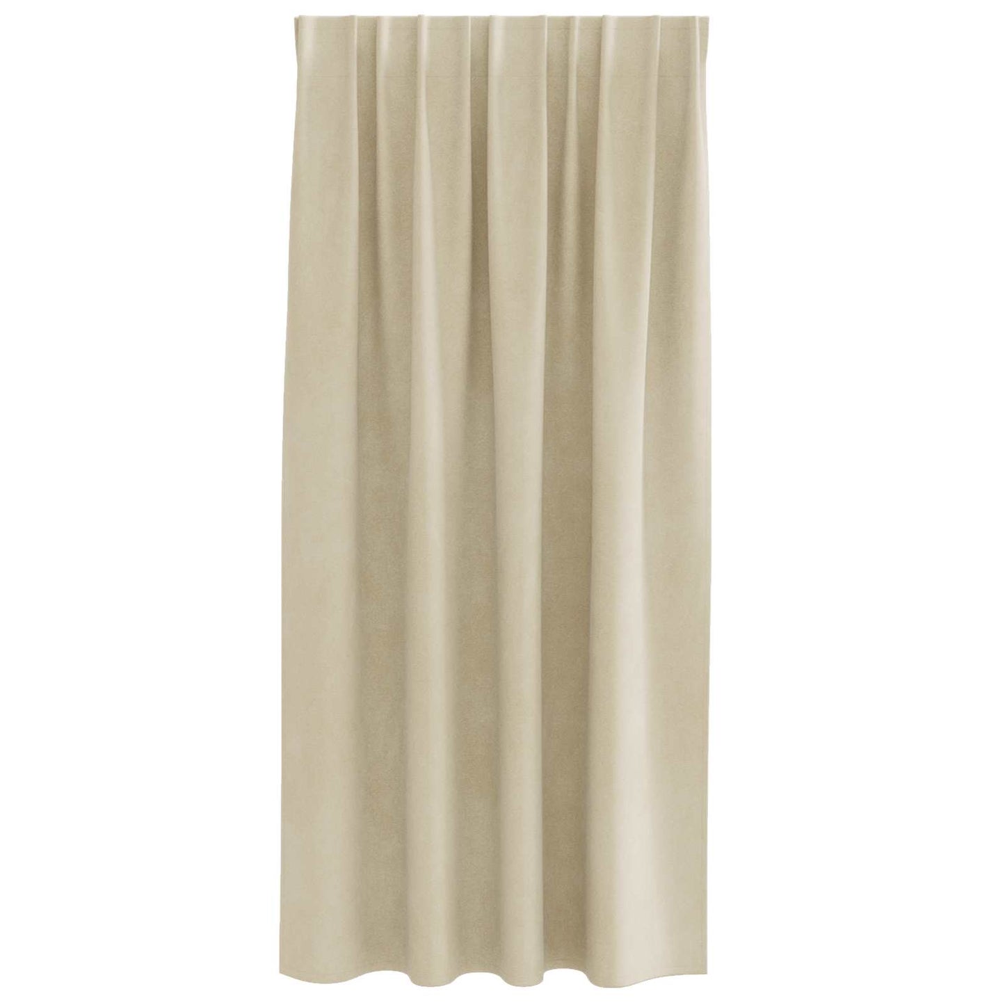 Rideaux occultants 2 pcs Crème 140 x 175 cm Velours