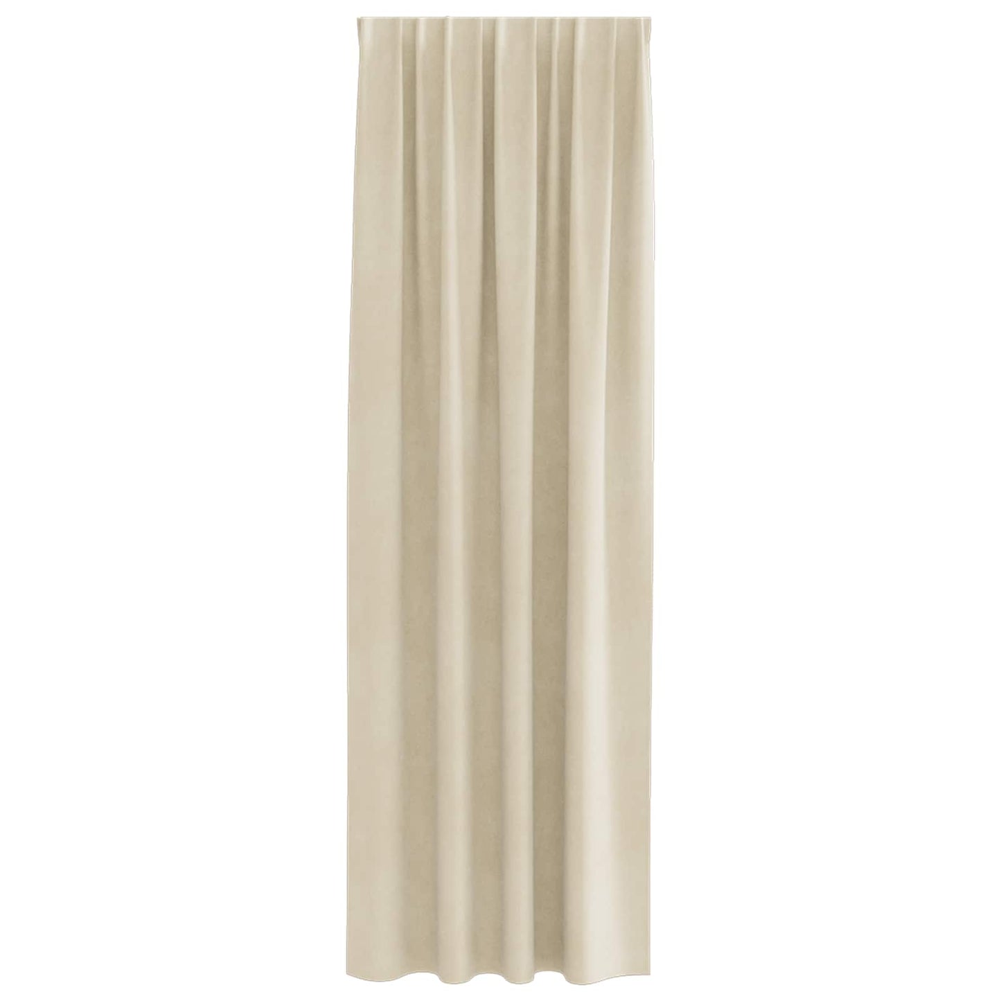 Rideaux occultants 2 pcs Crème 140 x 260 cm Velours