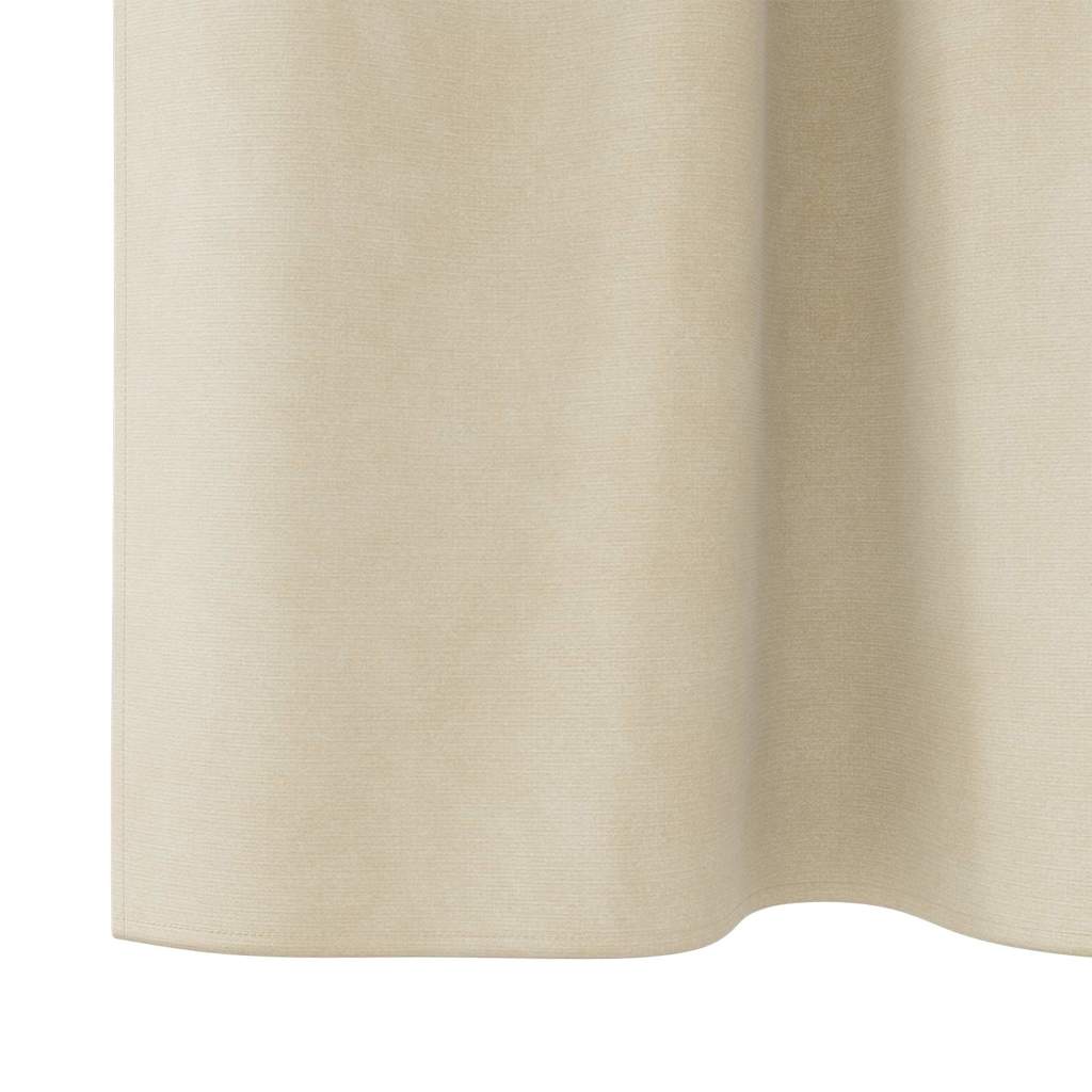 Blackout Curtains 2 pcs Cream 140 x 175 cm Velvet