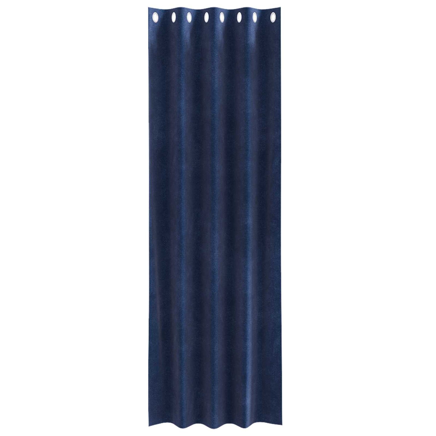 Rideaux occultants 2 pièces bleu foncé 140 x 225 cm velours