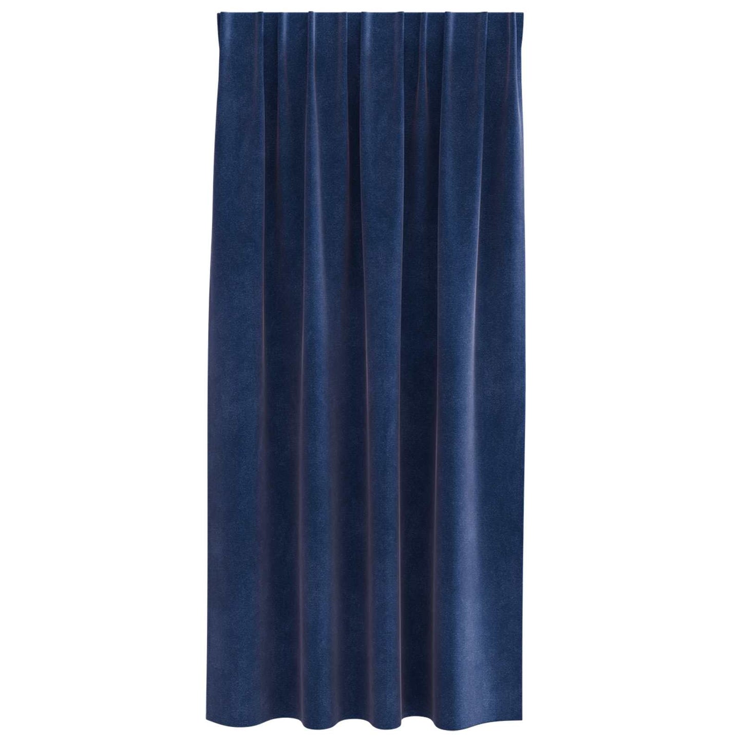 Rideaux occultants 2 pièces Bleu foncé 140 x 175 cm Velours