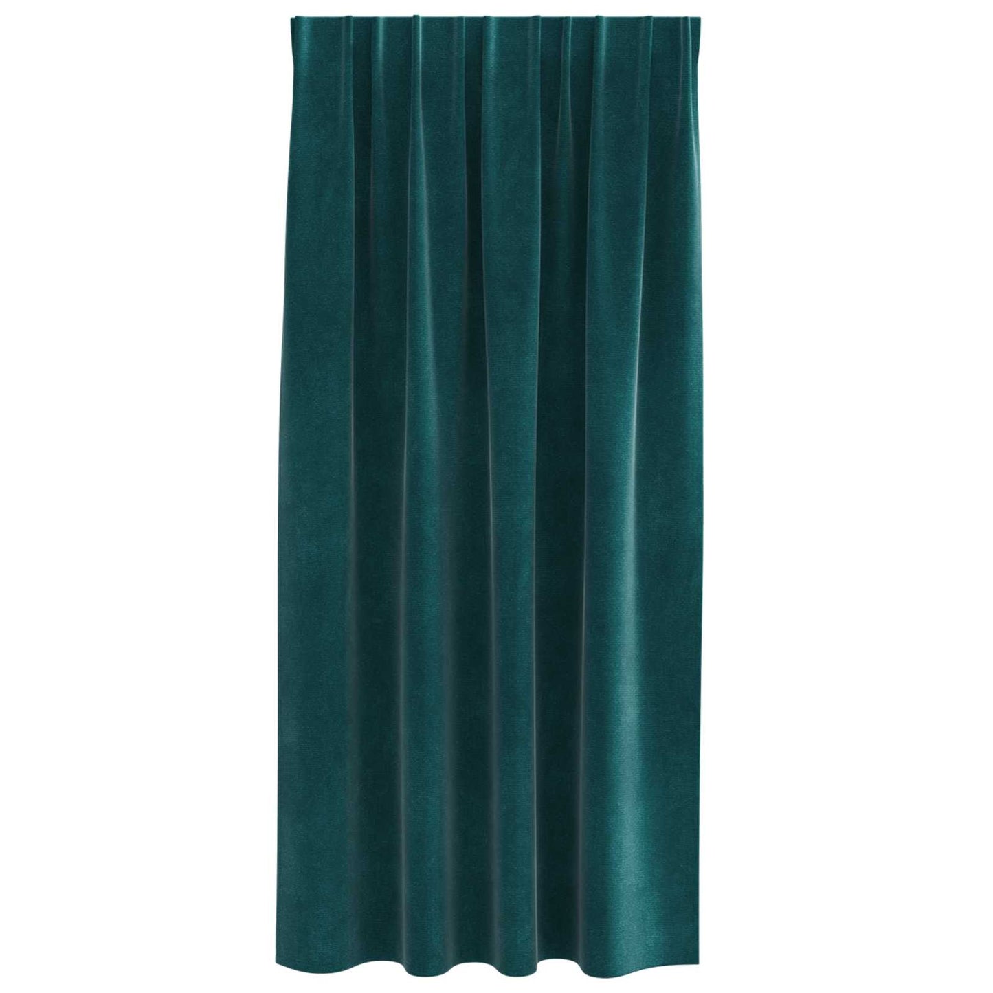 Verdunkelungsvorhänge 2 pcs Dunkelgrün 140 x 175 cm Samt