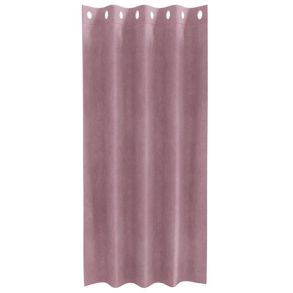 Rideaux occultants 2 pcs Rose foncé 140 x 175 cm Velours