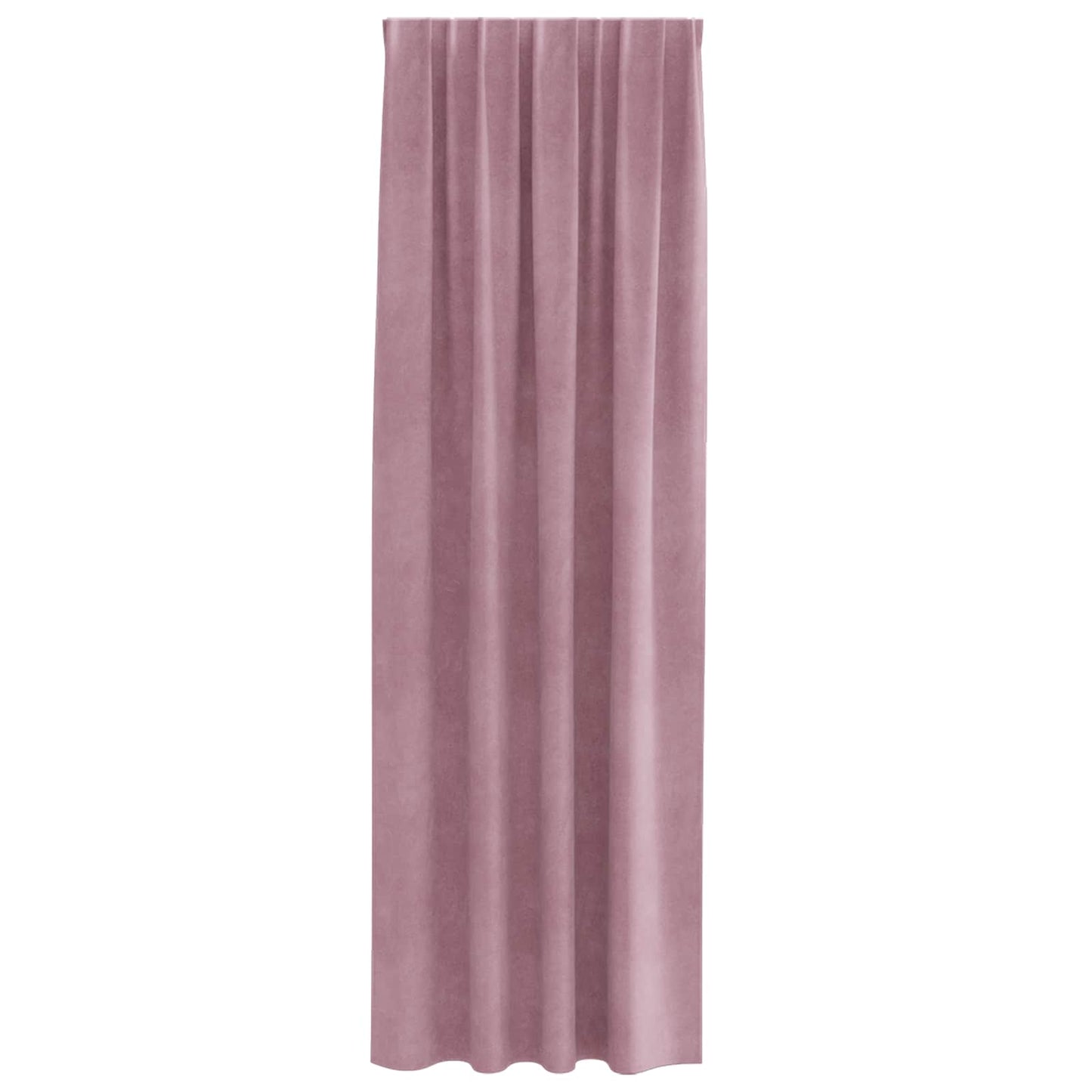 Verdunkelungsvorhänge 2 pcs Dunkelrosa 140 x 245 cm Samt