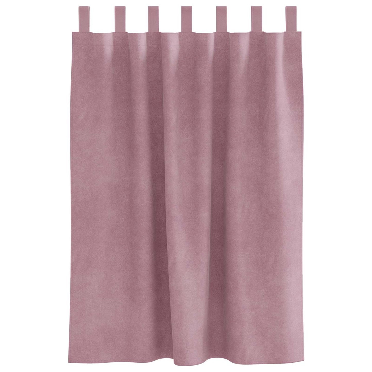 Rideaux Occultants 2 pcs Rose Foncé 140 x 140 cm Velours