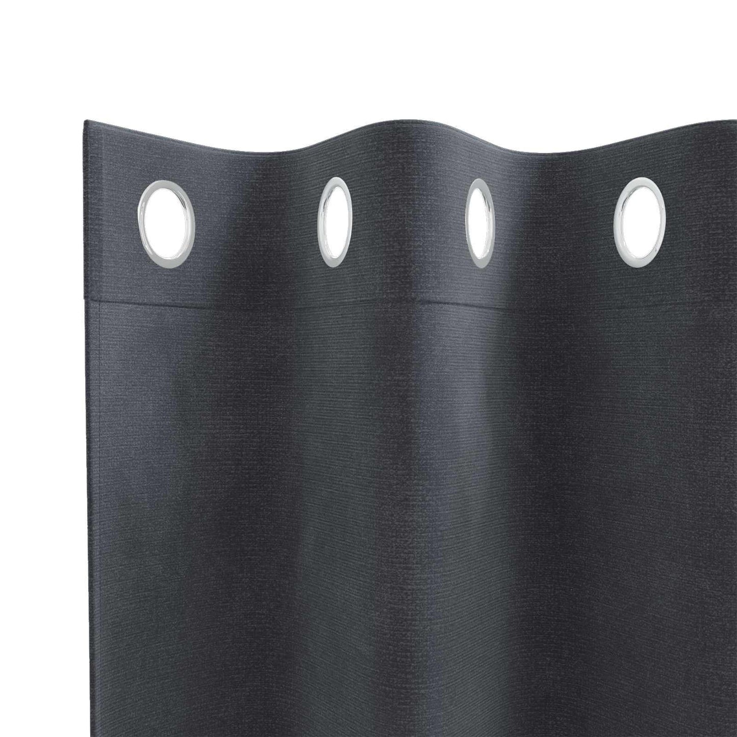 Verdunkelungsvorhänge 2 pcs Hellgrau 140 x 225 cm Samt