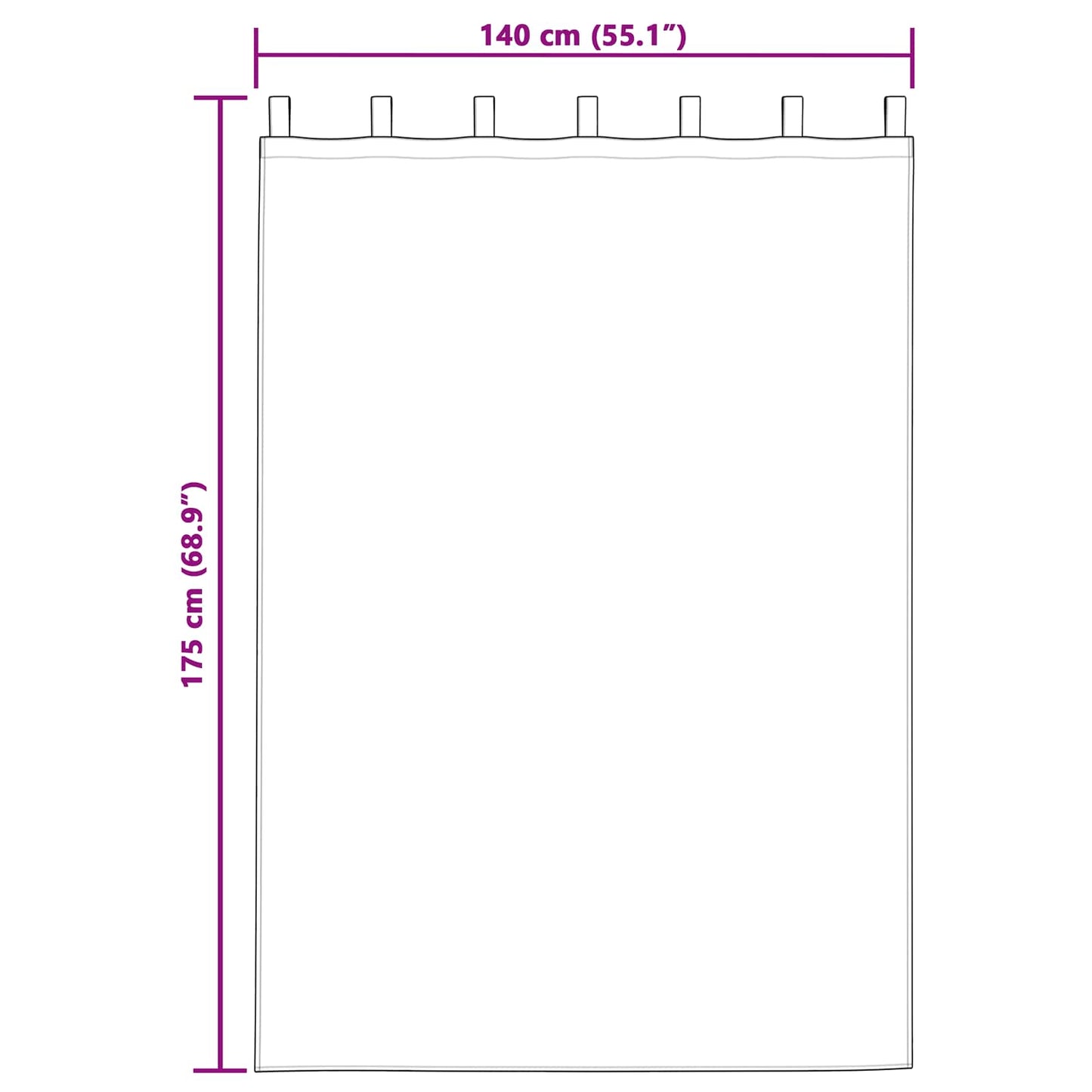 Rideaux occultants 2 pcs Jaune moutarde 140 x 175 cm Velours