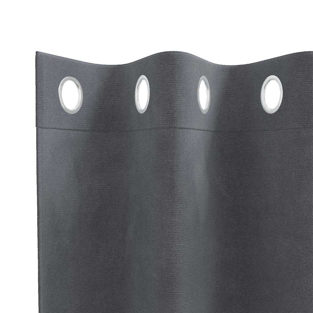 Rideaux occultants 2 pcs Gris clair 140 x 140 cm Velours