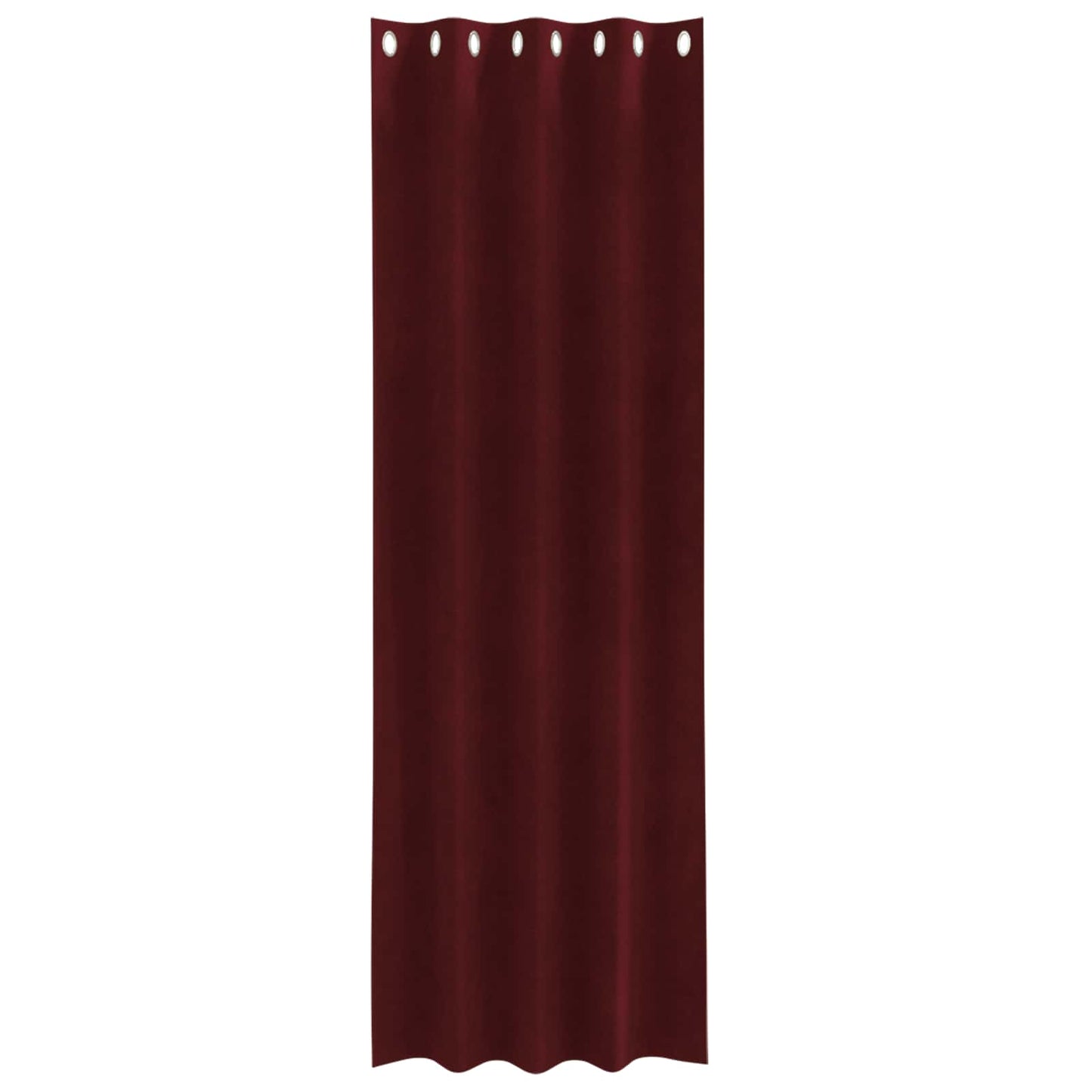 Rideaux occultants 2 pcs Bordeaux 140 x 260 cm Velours