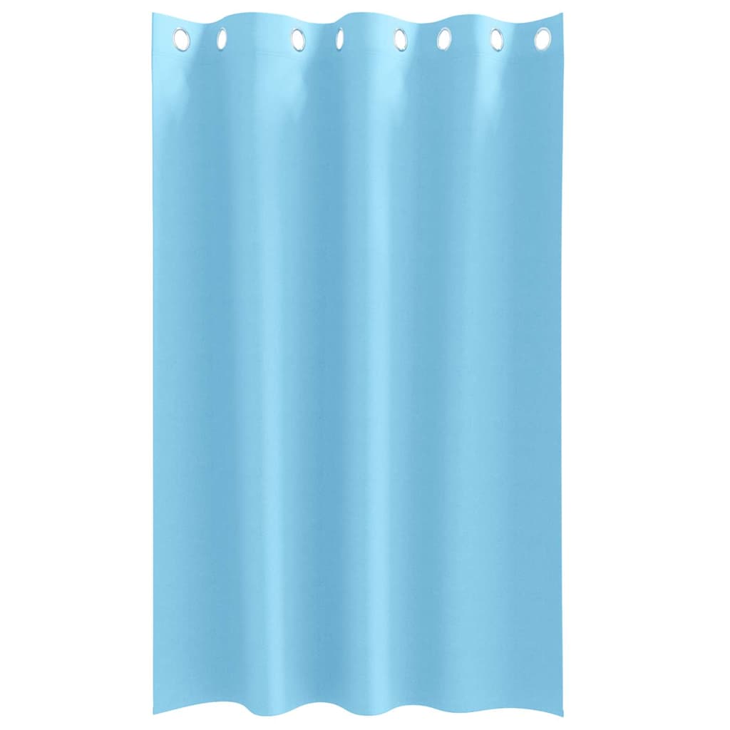 Rideaux occultants à œillets 2 pcs Bleu Ciel 175 x 140 cm