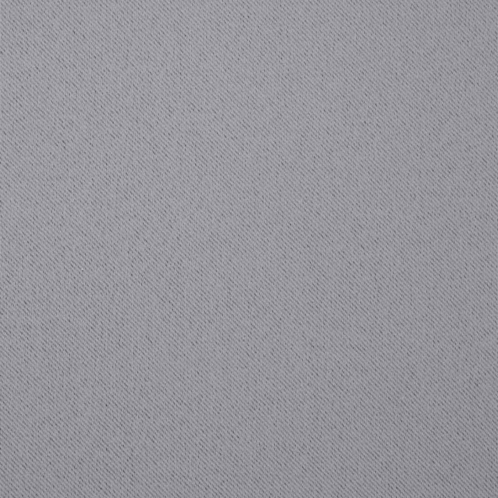 Blackout Curtains with Rings 2 pcs Light Grey 225 x 140 cm