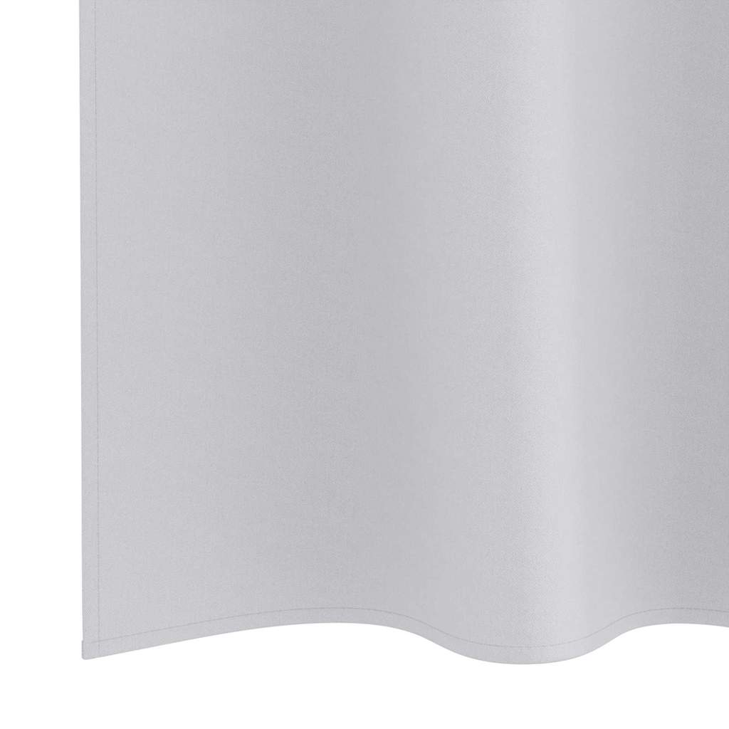 Rideaux occultants à œillets 2 pièces gris clair
