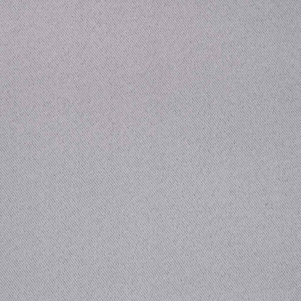 Rideaux occultants à anneaux 2 pcs Gris métallique