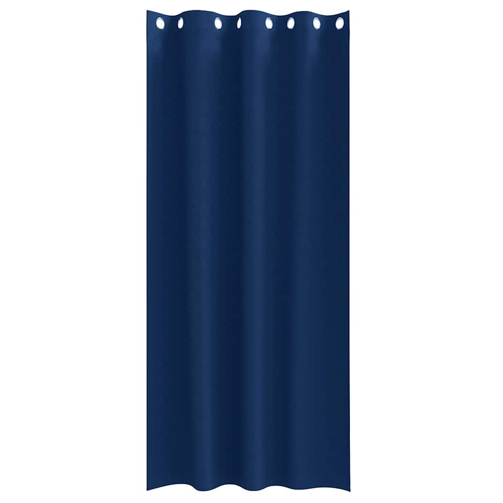 Rideaux occultants à œillets 2 pièces Bleu foncé 260 x 140 cm