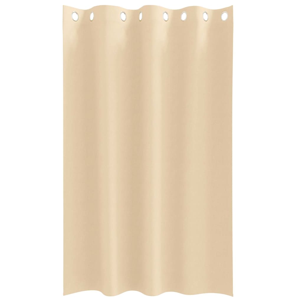 Verdunkelungs-Vorhänge mit Ringen 2 pcs Creme 175 x 140 cm