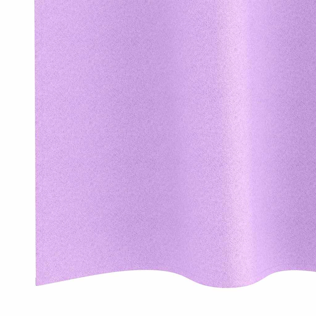 Verdunkelungs-Vorhänge mit Ringen 2 pcs Lila 225 x 140 cm