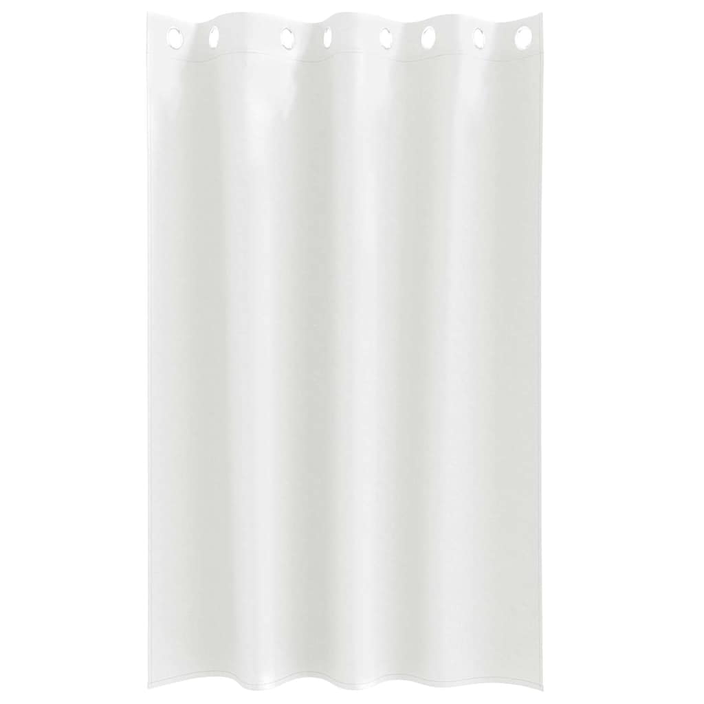 Verdunkelungs-Vorhänge mit Ringen 2 pcs Reinweiß 175 x 140 cm
