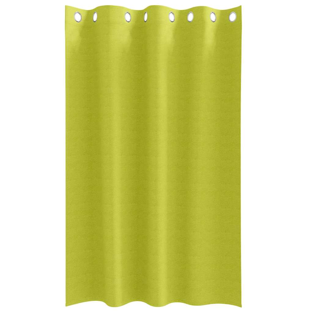 Verdunkelungs-Vorhänge mit Ringen 2 pcs Grün 175 x 140 cm