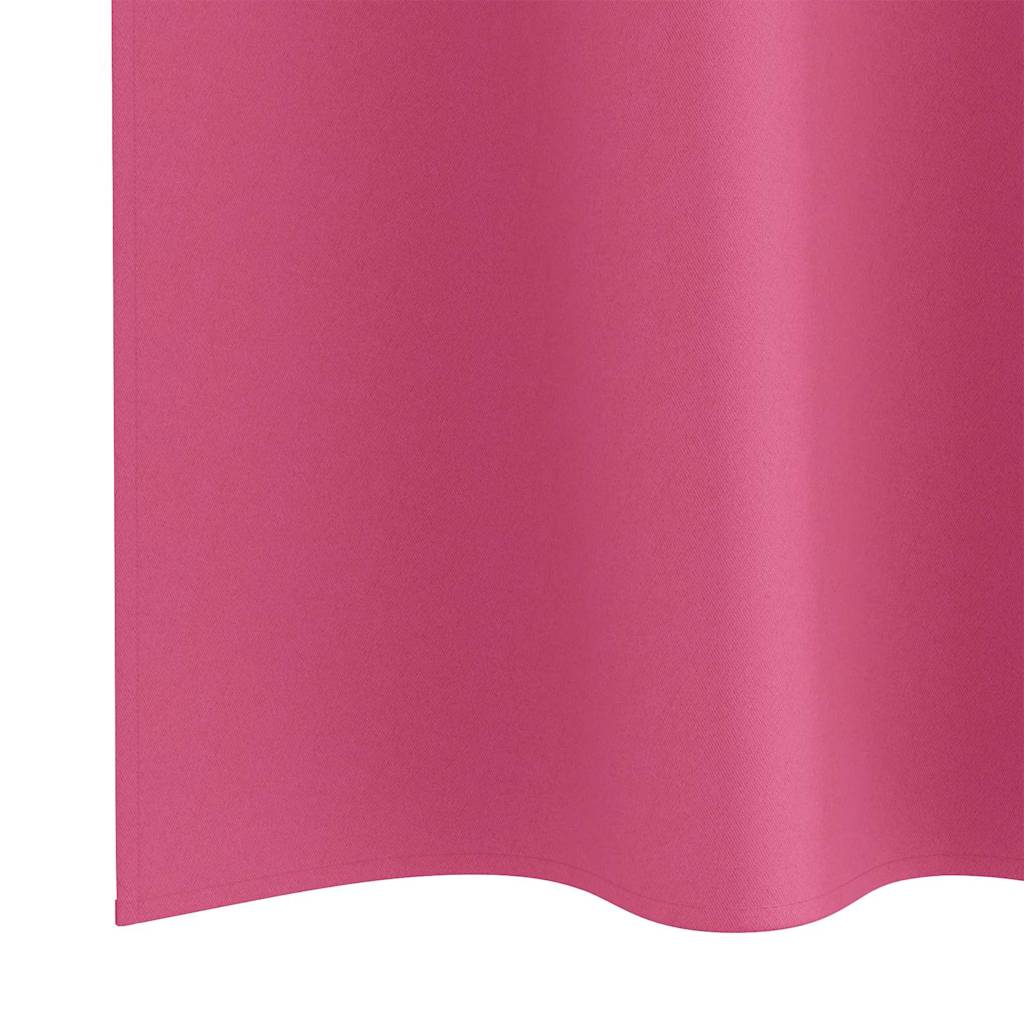 Rideaux occultants à œillets 2 pcs Rose clair