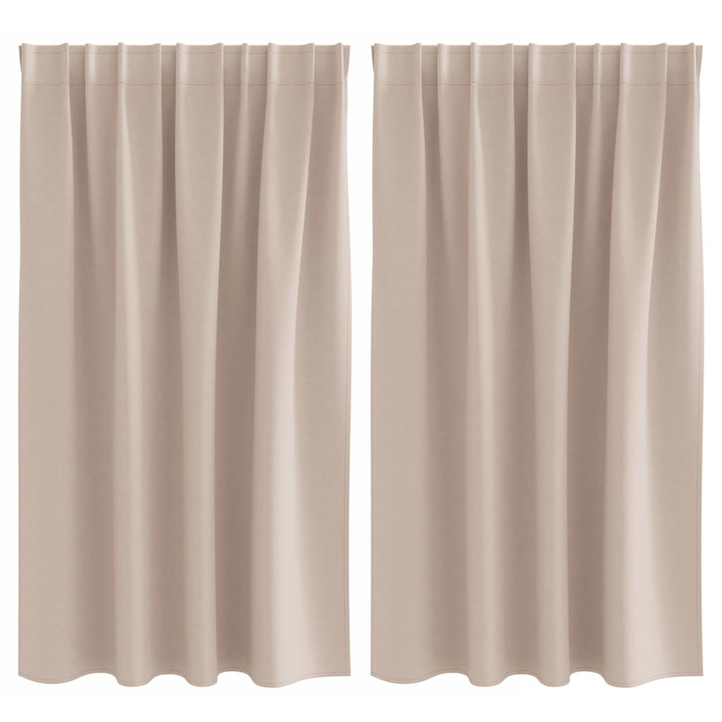 Rideaux occultants avec rideaux taupe polyester