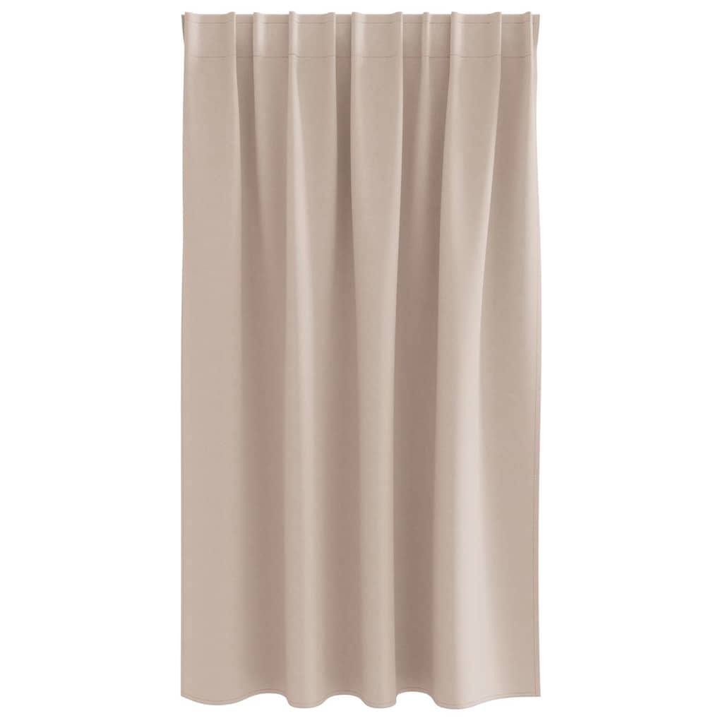 Rideaux occultants avec rideaux taupe polyester
