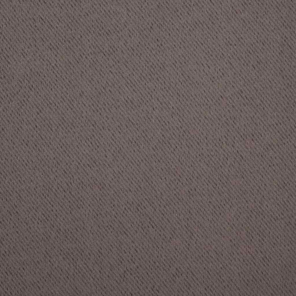 Blackout Curtains with Rings 2 pcs Dark Brown