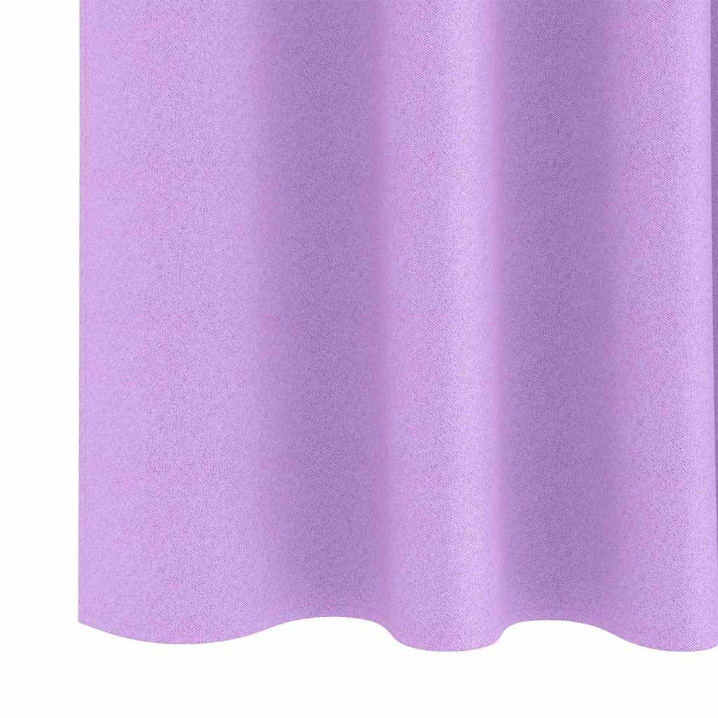 Rideaux occultants à œillets 2 pcs Violet 245 x 140 cm