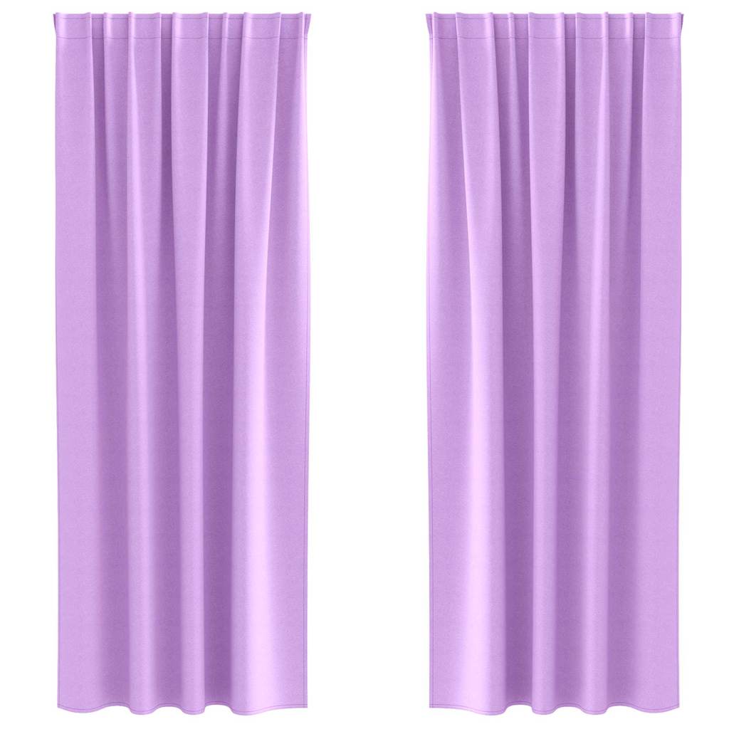 Rideaux occultants à œillets 2 pcs Violet 245 x 140 cm