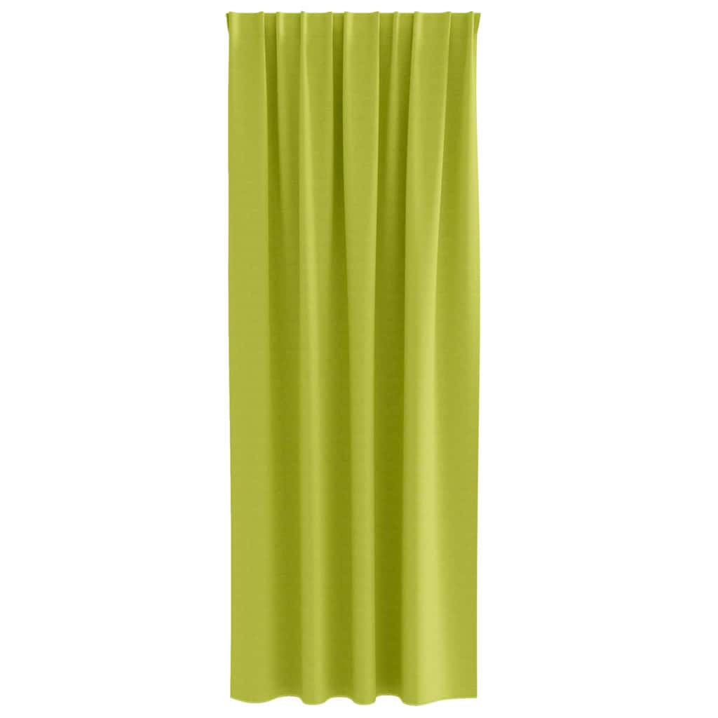 Verdunkelungs-Vorhänge mit Ringen 2 pcs Grün 225 x 140 cm