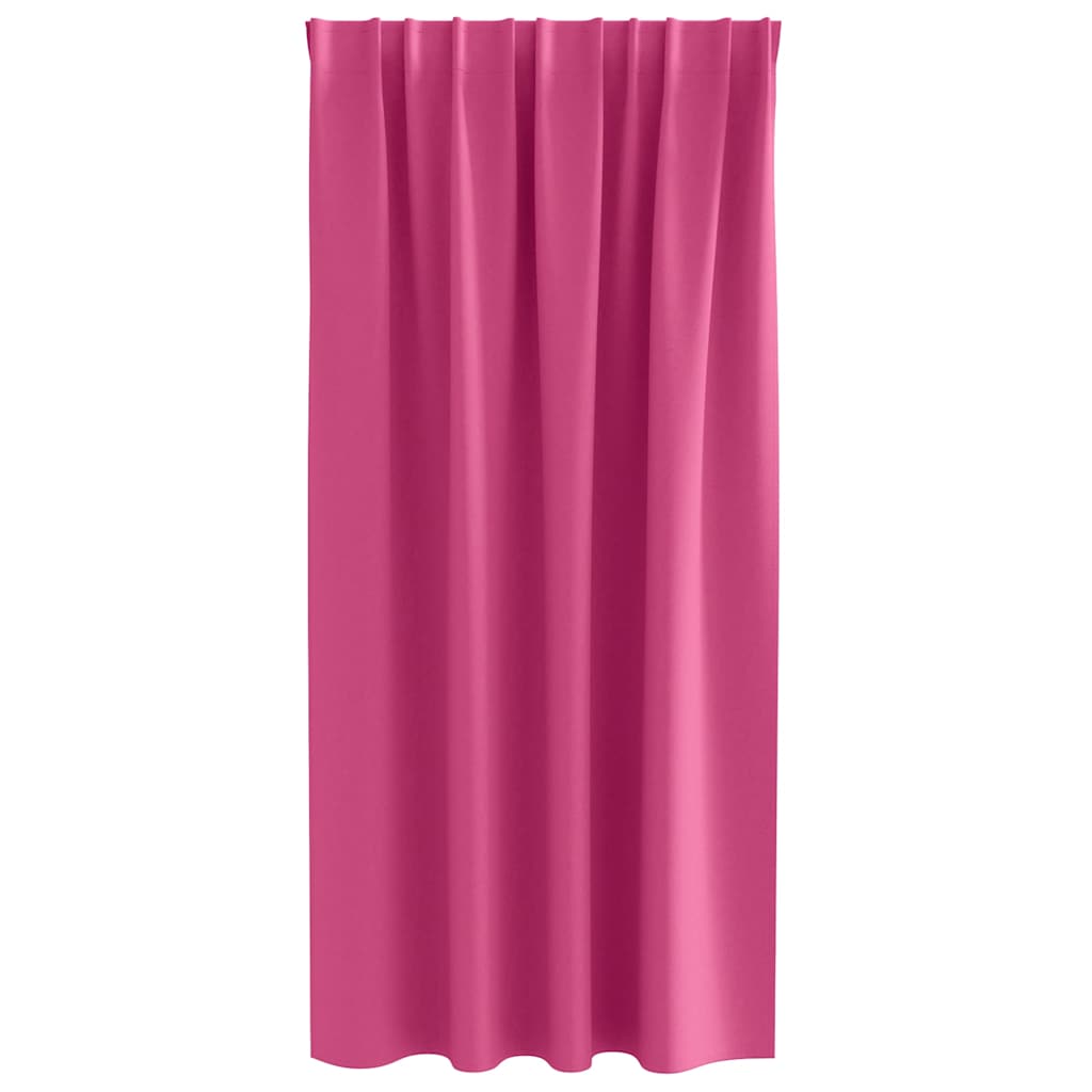 Rideaux occultants à œillets 2 pcs Rose clair