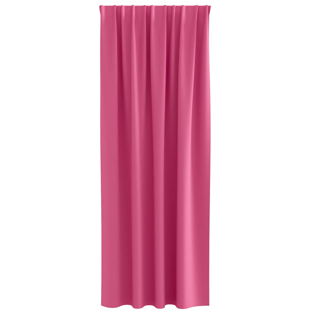 Rideaux occultants à œillets 2 pcs Rose clair
