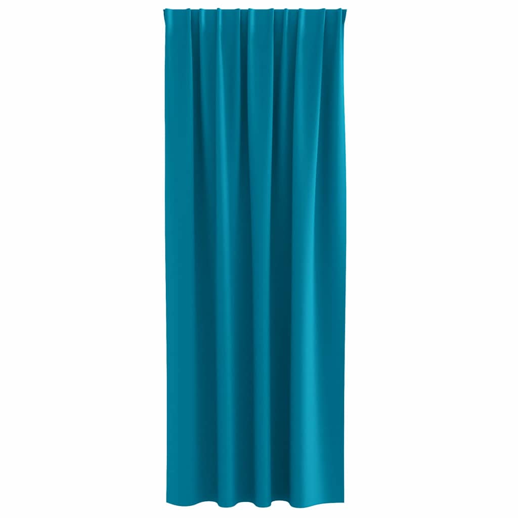 Rideaux occultants à œillets 2 pièces Turquoise 260 x 140 cm