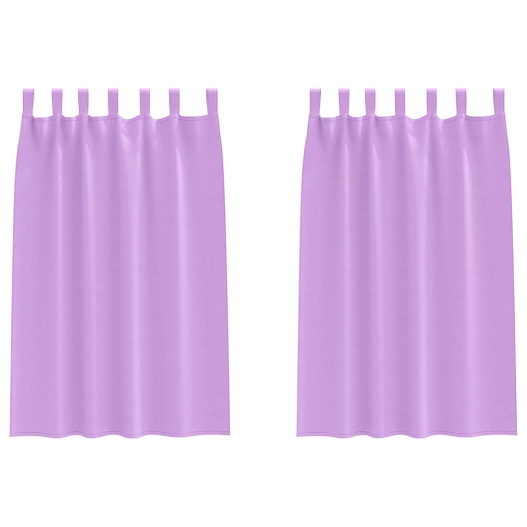 Rideaux occultants à œillets 2 pcs Violet 175 x 140 cm