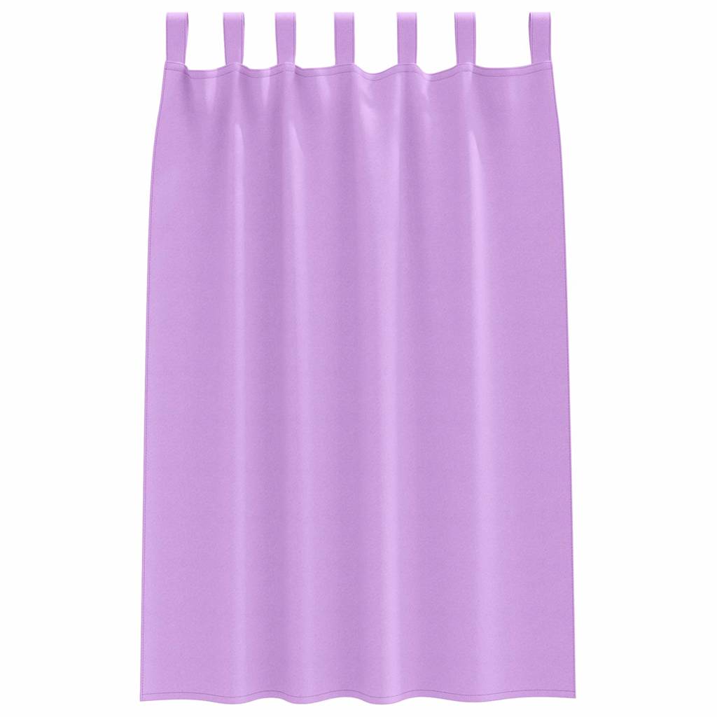 Rideaux occultants à œillets 2 pcs Violet 175 x 140 cm