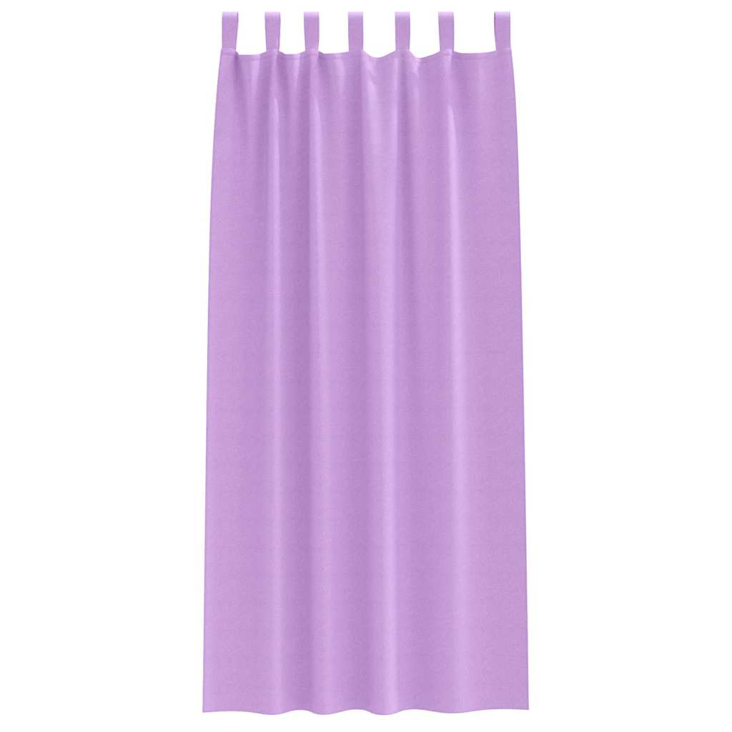 Verdunkelungs-Vorhänge mit Ringen 2 pcs Lila 245 x 140 cm